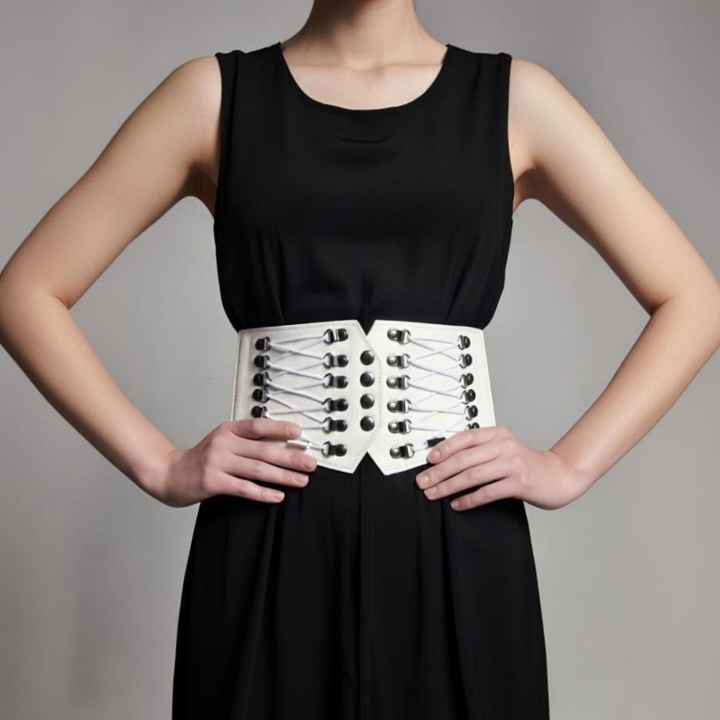 Cinturón Corset Blanco