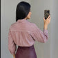 Blusa Rayas Vino Amarre