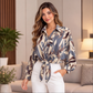 Camisa Estampada Gris