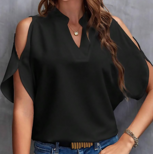 Blusa Hombros Negra