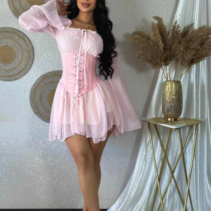 Vestido Corset Rosa