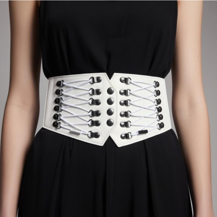 Cinturón Corset Blanco