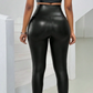 Leggins Cuero Negro
