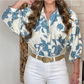 Blusa Flor Azul Paris