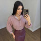 Blusa Rayas Vino Amarre