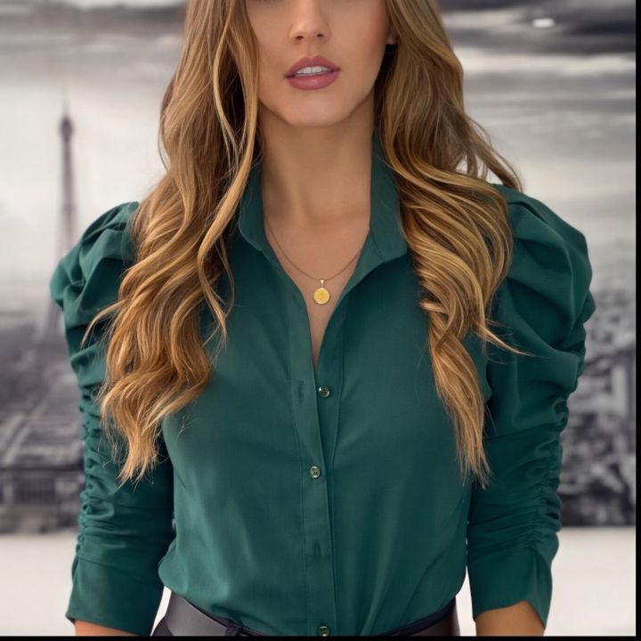 Camisa Verde Botella