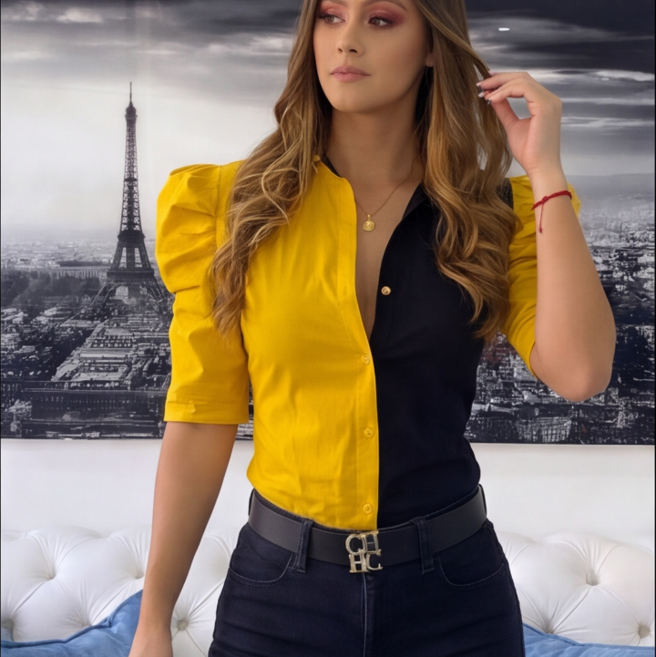 Camisa Mostaza